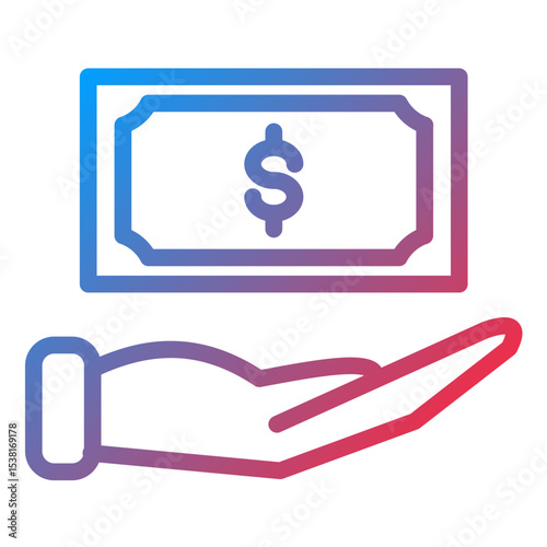 Payment Method Line Icon Style