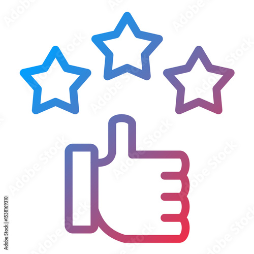 Rating Line Icon Style