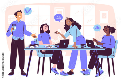 Company concept illustration