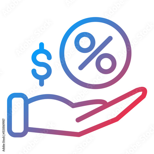 Loan Line Icon Style