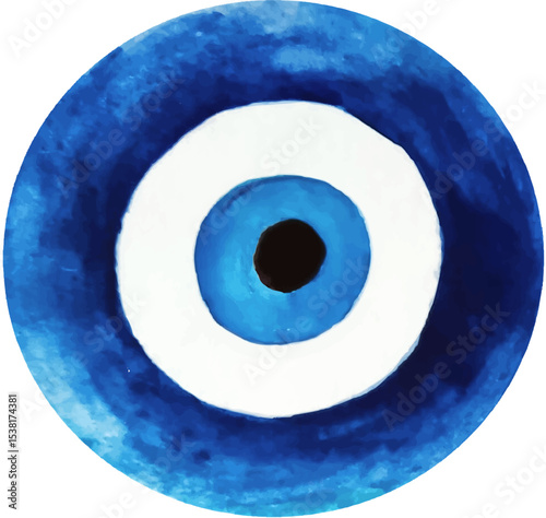 Evil eye or Turkish symbols Modern amulet design, Hamsa eye karma magical witchcraft symbol
