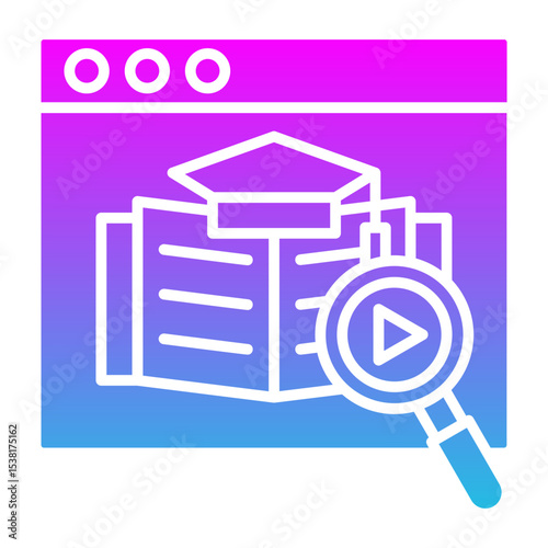 Educational video Icon