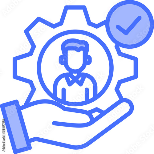 Employee Retention solid icon