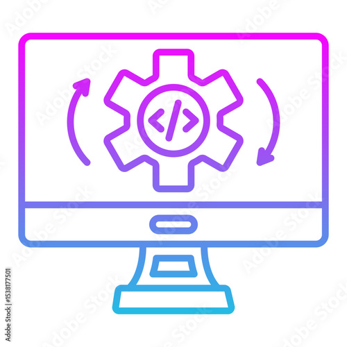 Desktop computer Icon