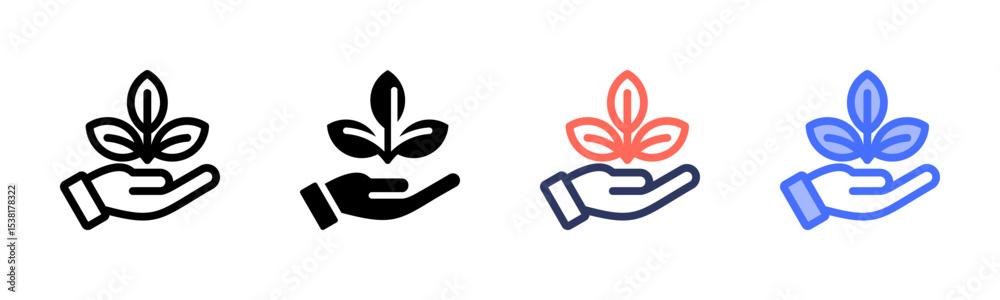 Fototapeta premium Plant A Tree Icon