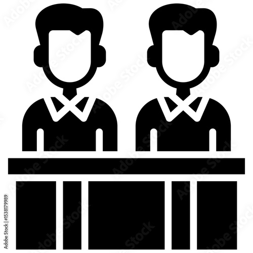 Committee glyph icon