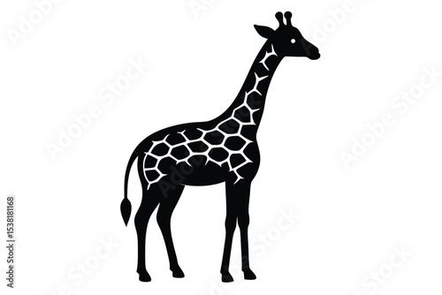giraffe vector icon
