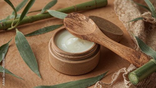 Wallpaper Mural Natural cosmetics with bamboo extract Torontodigital.ca