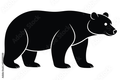 black bear silhouette