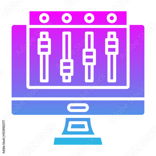 Desktop computer Icon