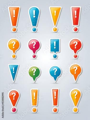 Exclamation Mark Symbols Collection