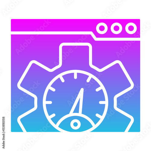 Web speed test Icon