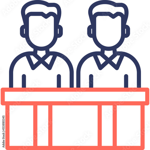 Committee line color icon