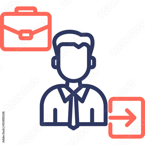 Internal Job line color icon