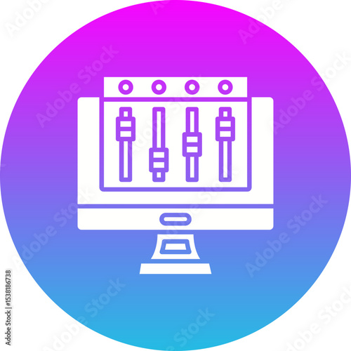 Desktop computer Icon