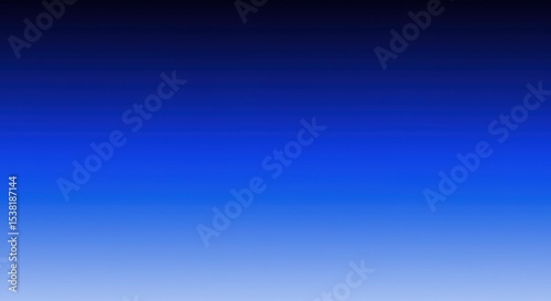 Serene Blue Gradient Sky: A Tranquil Color Transition from Deep to Light Blue Hues