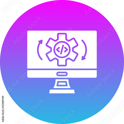 Desktop computer Icon
