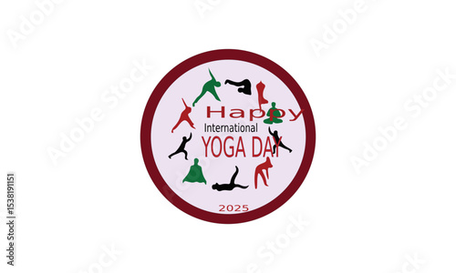 International-yoga-day-2025-vector-background-21-june-celebration-meditation-body-posture-harmony svg file