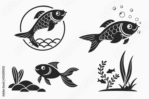 set of fish