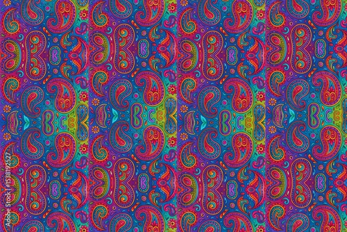 Seamless Colorful Ikat Pattern – Boho Tribal Fabric for Fashion & Decor