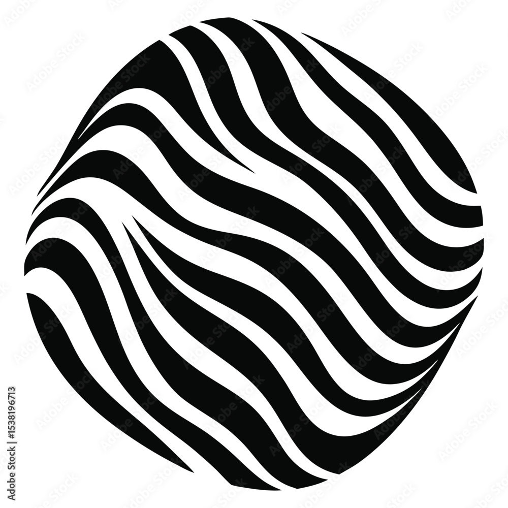 Obraz premium Zebra stripes vector