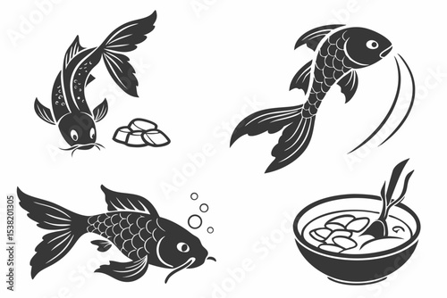 set of fish icons