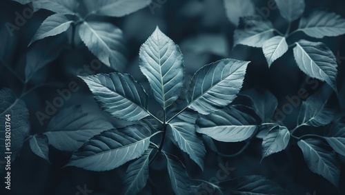 Inner leaf veins branching out above the leaf base or pinnate leaf veins with three or more pairs of main veins branching off from the middle, with empty space for text