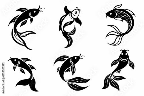 set of tribal tattoo