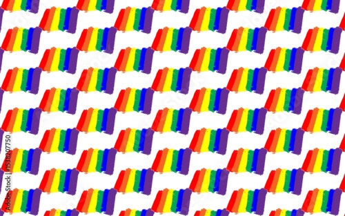 Pride month LGBTQ pattern background 