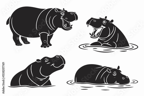 rhino vector illustration