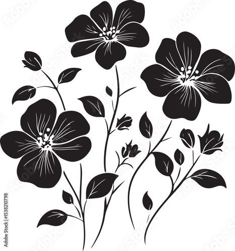 Elegant Black and White Orchid Illustration
Vintage Botanical Orchid Line Art
Monochrome Floral Tattoo Design – Orchid Bloom