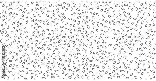 Oval Dot Scatter Pattern in Seamless Organic Layout