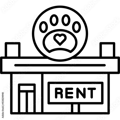 Pet-Friendly Rental Icon