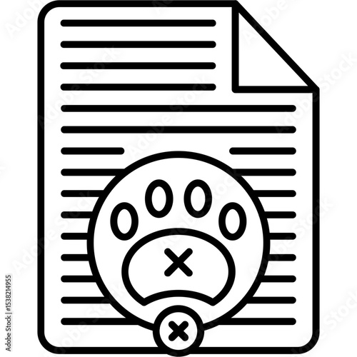 No-Pets Policy Icon