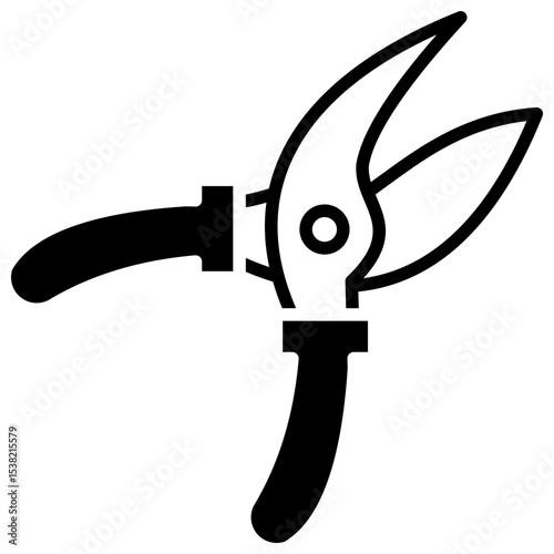 Pruners outline mixed icon