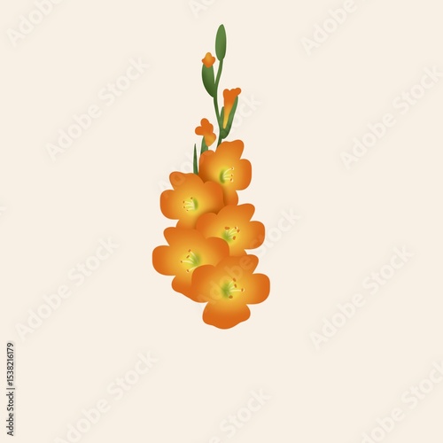 Fototapeta Naklejka Na Ścianę i Meble -  Seamless watercolour and unique floral pattern background for covers, notes, banner. Soft backgrounds colour. Watercolour art work. Flower stalk. Colourful flower.