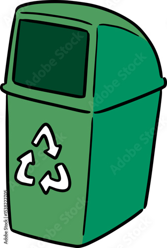 Illustration of recycle garbage
