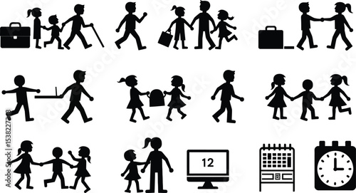 children, take children to work, work with kids, family workplace, parent and child, office,