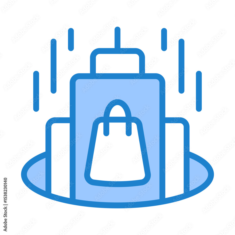 Obraz premium Metaverse Mall Icon