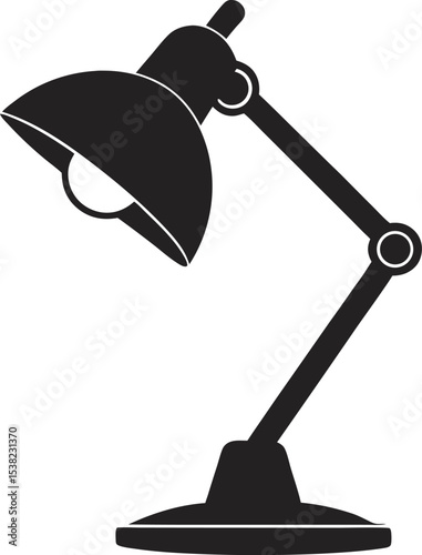This collection of image features black and white illustration of lamps, including table lamps, floor lamp and hanging lamp.