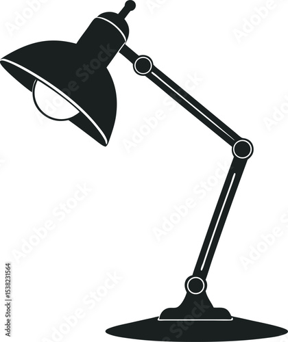 This collection of image features black and white illustration of lamps, including table lamps, floor lamp and hanging lamp.