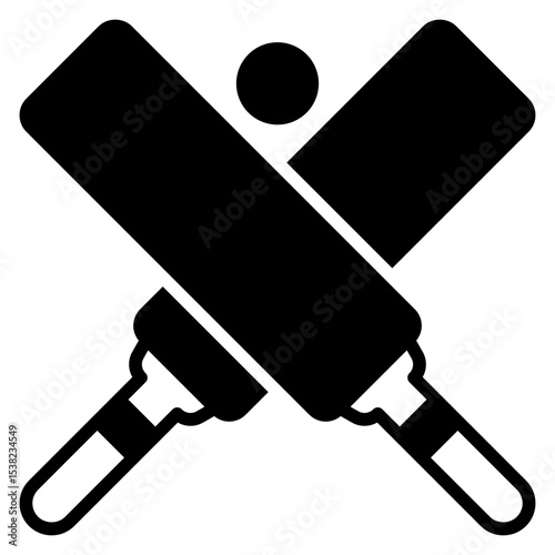 Cricket solid icon