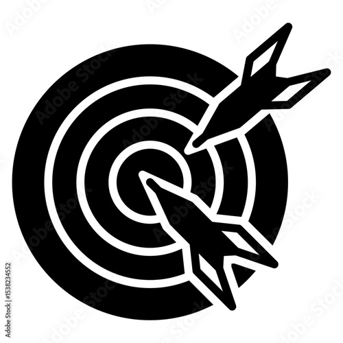 Dartboard solid icon