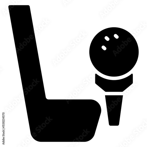 Golf solid icon