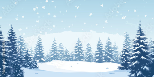 Winter Forest Landscape