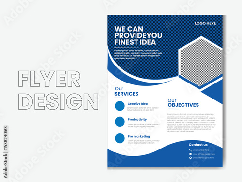 premium business flyer design template