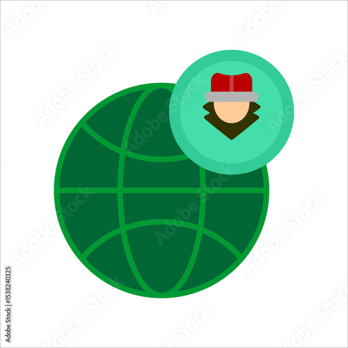 Network Hack Vector Icon