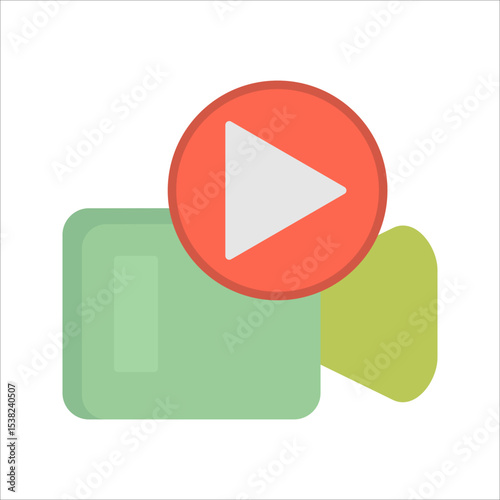 Live Streaming Vector Icon