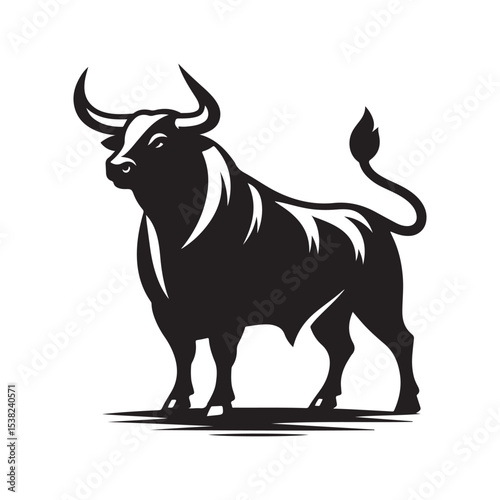 vector illustration of a rhinoceros