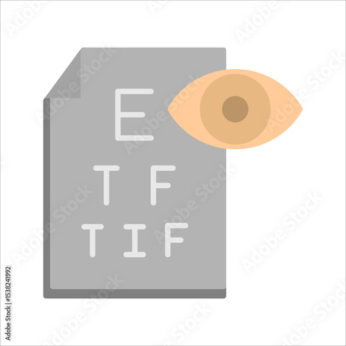 Eye Test Vector Icon
